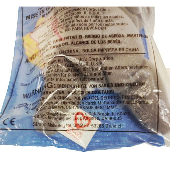 Ty Teenie Beanie Baby MEL #7 from McDonald’s w Rare Error Tag 1993/1998 - NEW - Picture 3 of 5